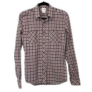Lacoste Button Down plaid Shirt - Size Medium
